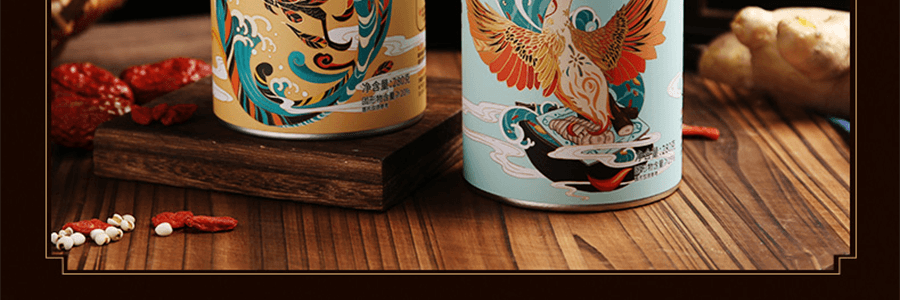 李子柒 濃縮高湯自加熱 人參烏骨雞湯 280g