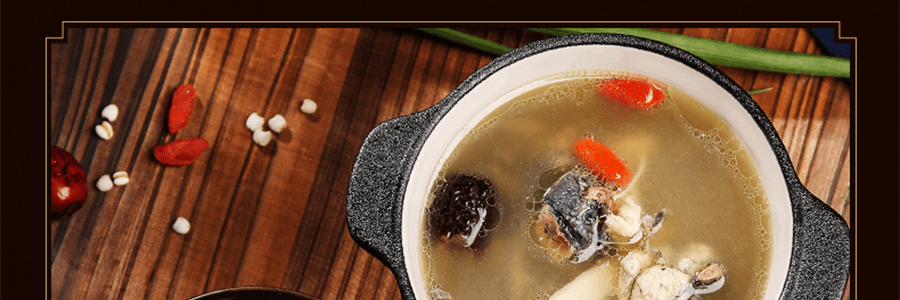 李子柒 濃縮高湯自加熱 人參烏骨雞湯 280g