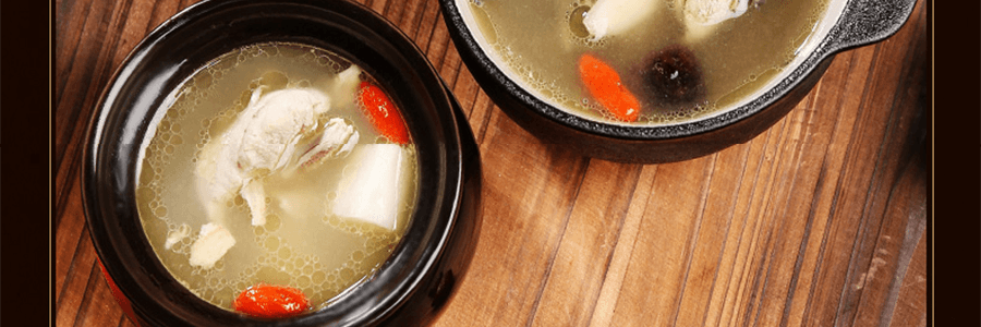 李子柒 濃縮高湯自加熱 人參烏骨雞湯 280g