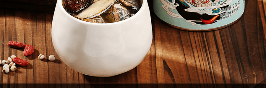 李子柒 濃縮高湯自加熱 人參烏骨雞湯 280g