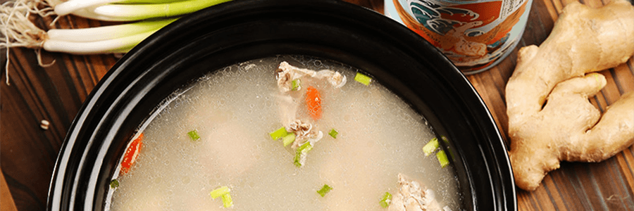 李子柒 濃縮高湯自加熱 人參烏骨雞湯 280g