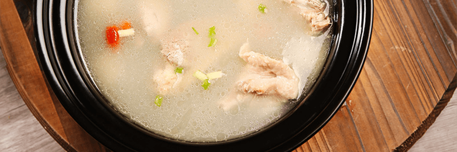 李子柒 濃縮高湯自加熱 人參烏骨雞湯 280g