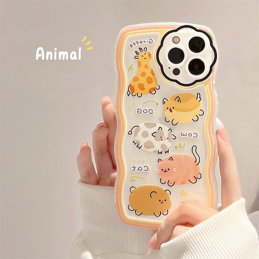 【中国直邮】塔下胖动物苹果手机壳  适用 13pro