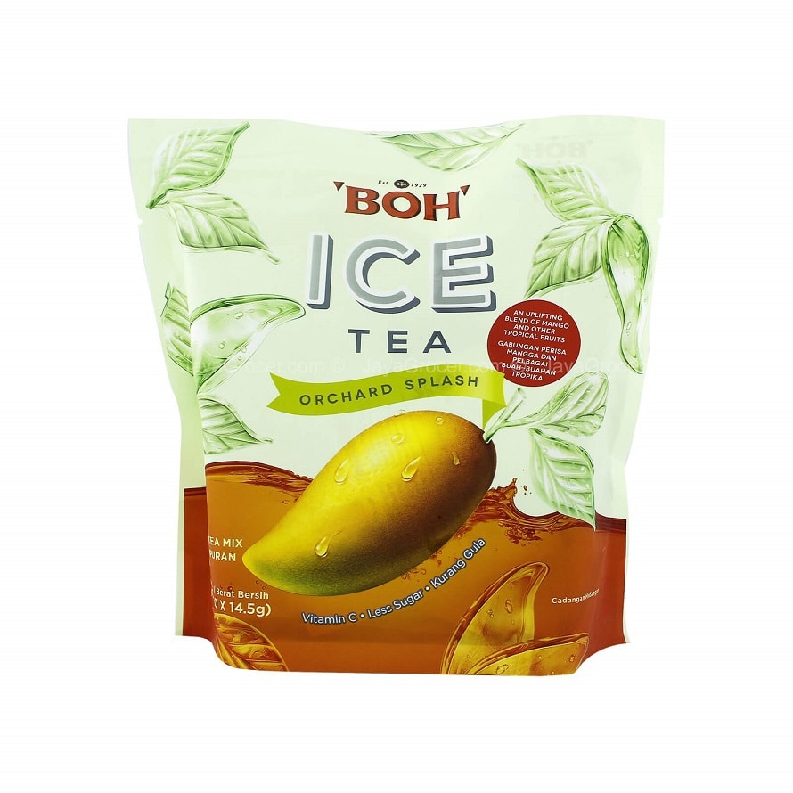 【马来西亚直邮】 马来西亚 BOH 宝乐 香醇冰茶热带水果 14.5g x 20