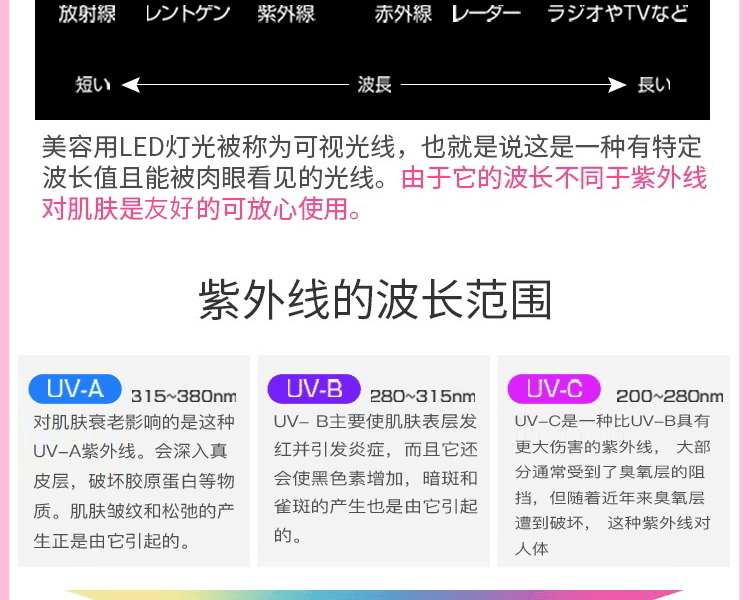 belulu Hikari Plus 家用彩光LED大排美容仪 可调节三面镜 自由组合灯光 1台