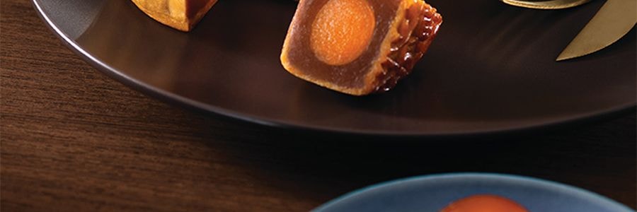 香港美心 雙黃蓮蓉月餅禮盒 4枚入 740g【廣式傳統】【現貨】【中秋佳節】