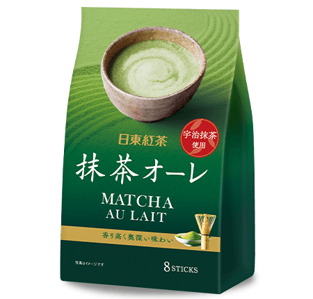 【日本直邮】NITTOH 日东红茶   抹茶拿铁奶茶欧蕾速溶饮料奶茶 8条入