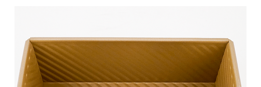 學廚 手工吐司麵包 烘焙模具 滑蓋波紋吐司盒 300g WK9404