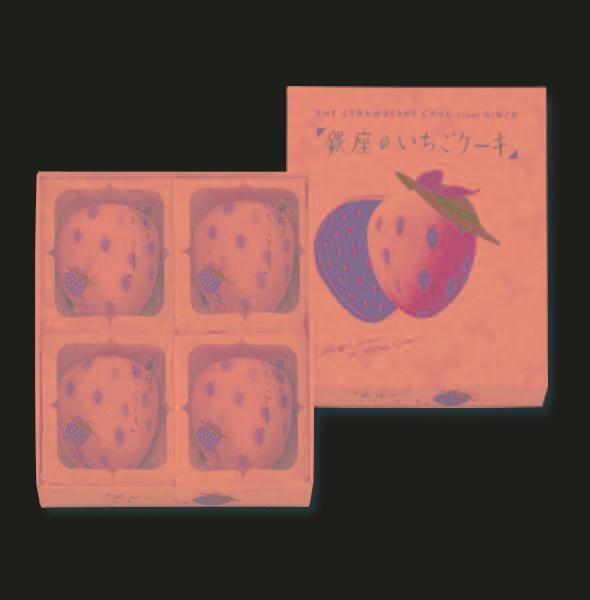 日本伴手礼首选 TOKYO BANANA东京香蕉蛋糕 银座草莓香蕉奶油夹心蛋糕 4枚入