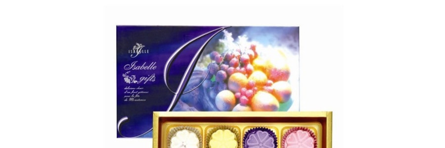 【全美最低价】台湾ISABELLE伊莎贝尔 月之晶莹 鲜果月饼 礼盒装 8枚入 【发货时间:8月底】