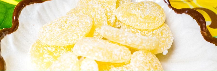 日本KANRO PURE果肉果汁咀嚼彈性軟糖 檸檬口味 56g