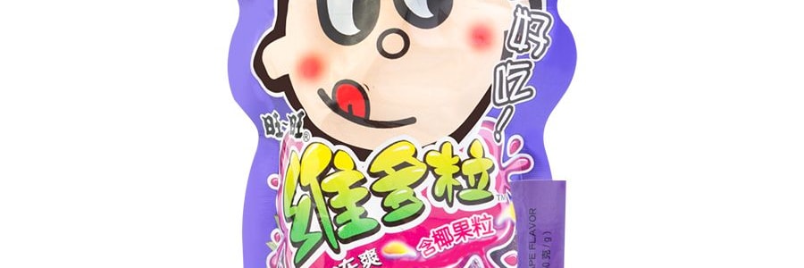 台灣旺旺 維多粒果凍爽 葡萄口味 150g