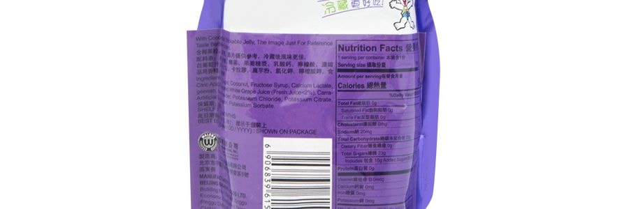 台灣旺旺 維多粒果凍爽 葡萄口味 150g