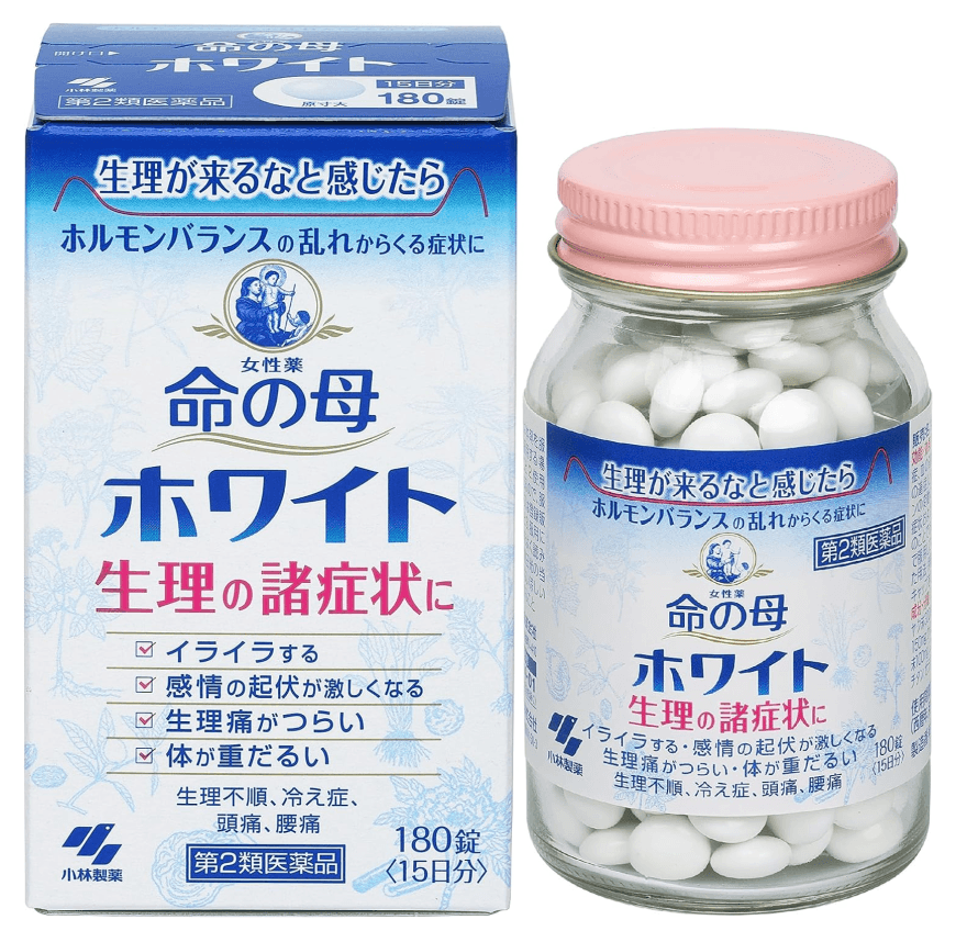 【日本直郵】小林製藥命之母生理痛調理片藍色版月經紊亂痛經婦科藥180粒