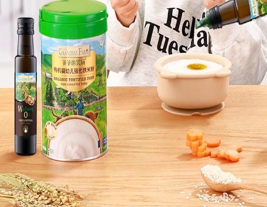【中國直郵】 爺爺的農場 核桃油 兒童輔食用油250ml/瓶