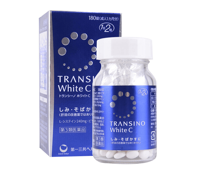 TRANSINO WhiteC Clear Supplement 120 Tablets