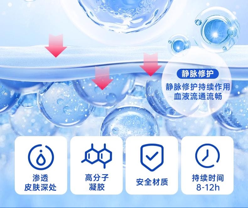 【中國直郵】 葵花藥業 醫用退燒凝膠 靜脈曲張 青筋凸起蚯蚓腿專用特效藥膏 20g/支