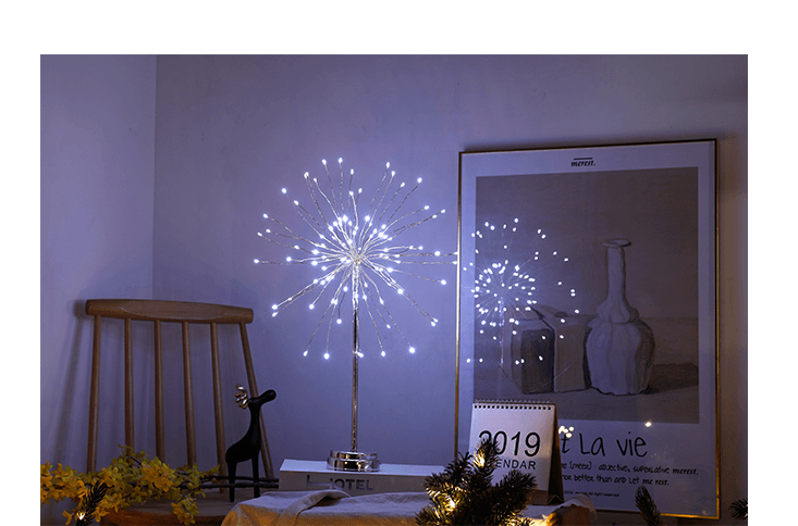 China Direct Mail  2019 Christmas Gift Creative Small Gift Dandelion White Light # 1 piece