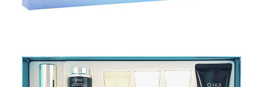 韓國OHUI歐蕙 至臻安瓿血清精華護膚禮盒 內含空姐綠瓶精華50ml 美白緊緻抗初老 熊果酸植物萃取 8件入