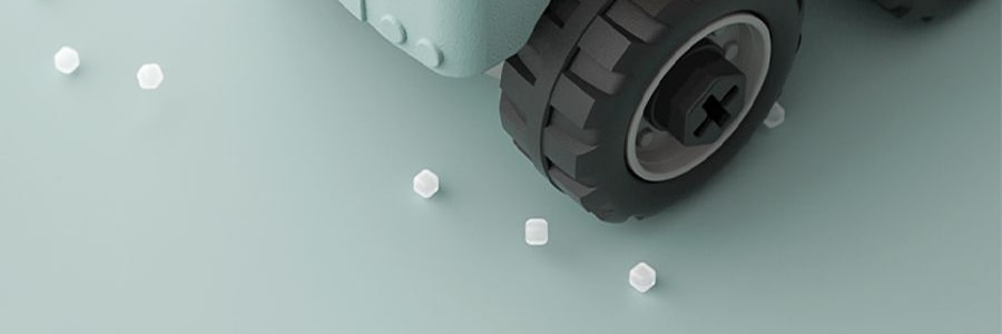 BEIENS贝恩施 益智玩具车 儿童宝宝拼装工程车 3个装 3岁以上