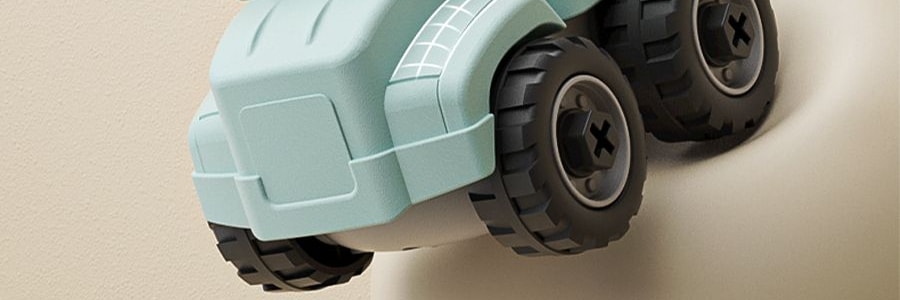 BEIENS贝恩施 益智玩具车 儿童宝宝拼装工程车 3个装 3岁以上