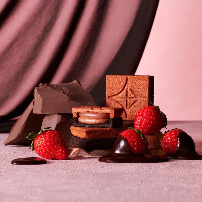 【日本北海道直效郵件】日本限定人氣網紅東京站PRESS BUTTER SAND 草莓巧克力奶油曲奇5枚入
