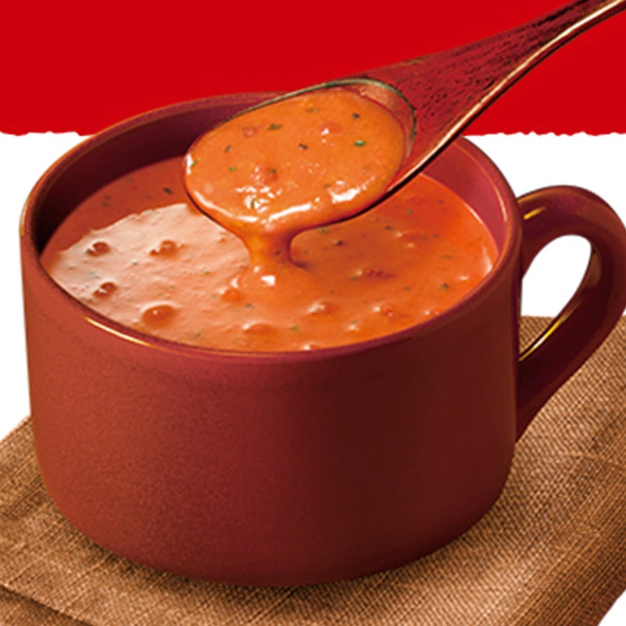 【日本直邮】AJINOMOTO 味之素 香浓番茄味 速食低热即食浓汤速食代餐 3袋入