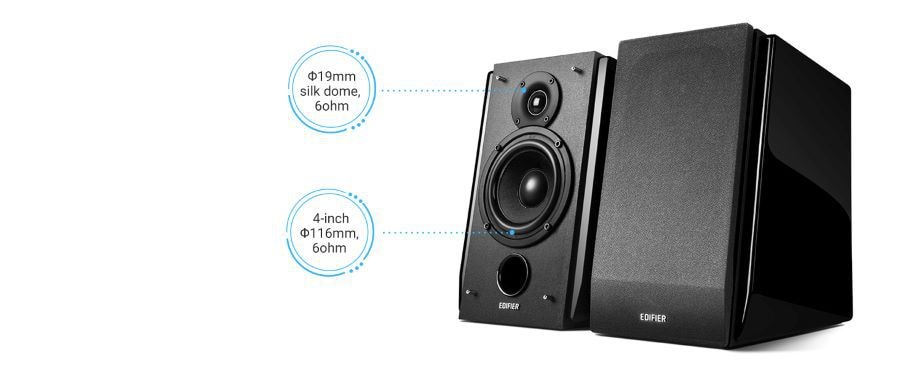 Edifier 漫步者 R1850DB主動書架音箱 - 藍牙、光纖、重低音輸出