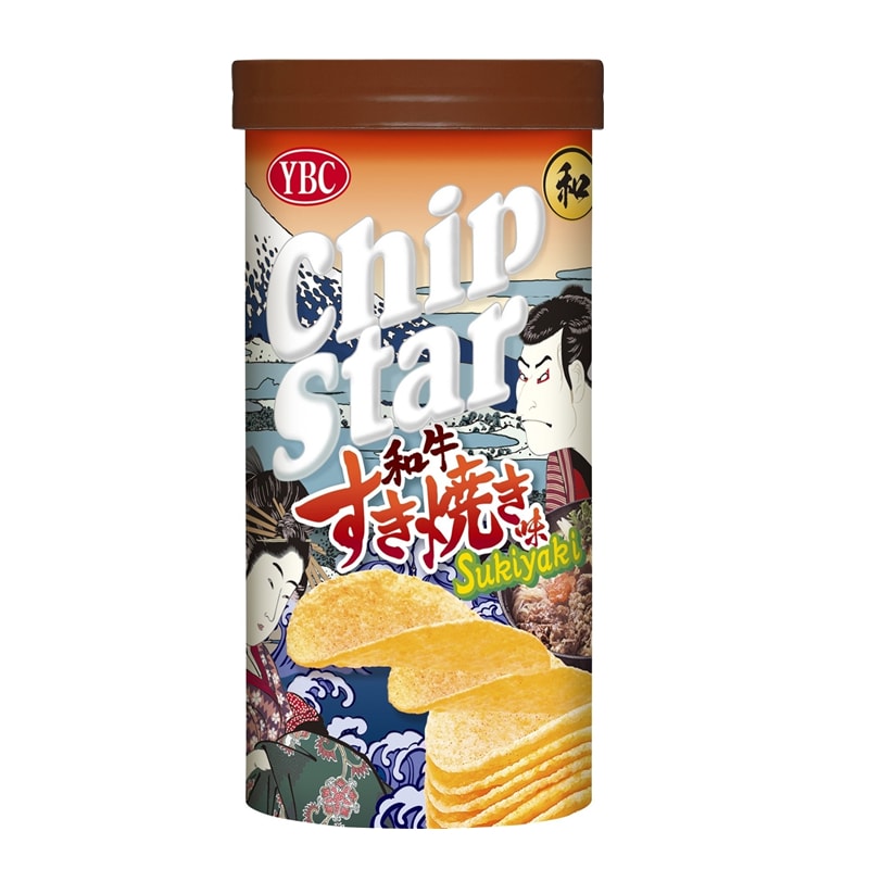 【日本直郵】日本YBC CHIPSTAR 網紅薯片 和牛壽喜燒 薯片 50g