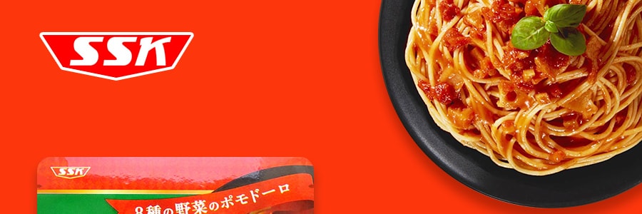 日本SSK 純天然無添加 義大利麵醬料 120g