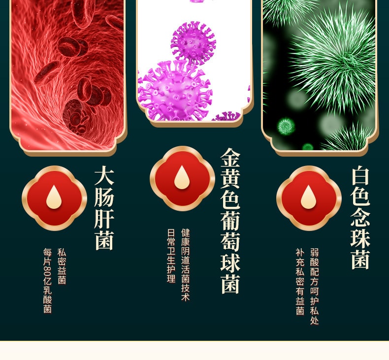 【中国直邮】 舒奈美 新品 私密益生菌 6粒装/盒 女性成人用品