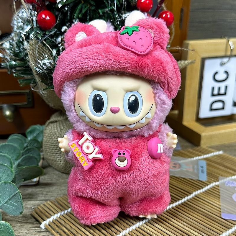 【中國直郵】 FOXTAIL Labubu拉布布娃衣 盲盒公仔衣服 毛絨套裝 可愛換裝-花裙子款(不含公仔) 1件*預計到達時間3-4週