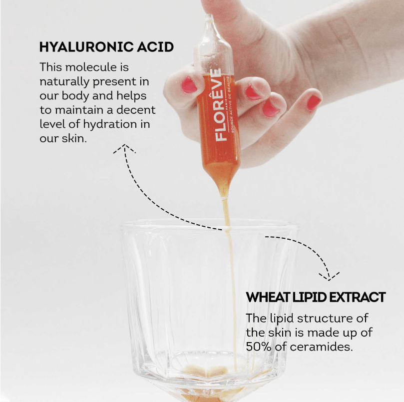 【歐洲直郵】 法國 馥洛薇 小紅針 口服透明酸 10支/盒