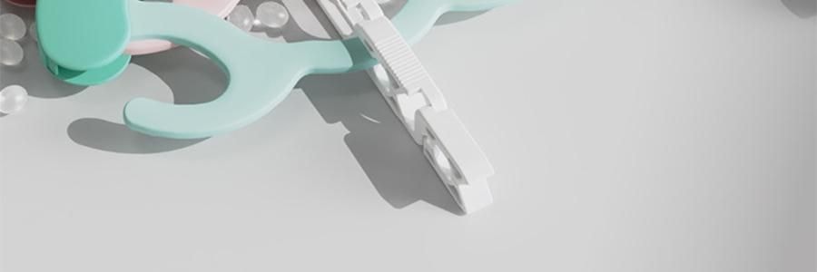 兒童專用衣架 附褲夾多功能晾衣架 寶寶衣物掛架 5只裝 檸檬黃