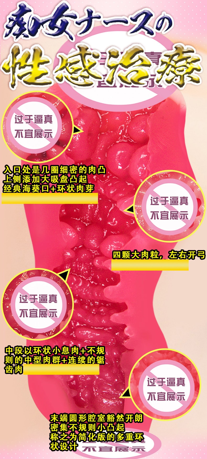【中国直邮】NPG名器证明 二次元动漫名器-三原穗香468g真阴倒模 成人用品