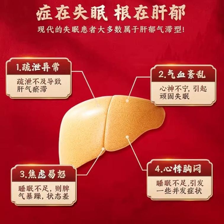 Jieyu Pills for Calming the Mind and Promoting Sleep: 12 bags per box