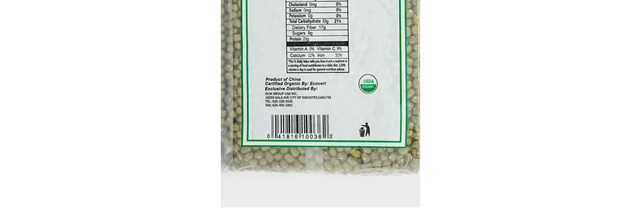 生態小鎮 有機綠豆 907g