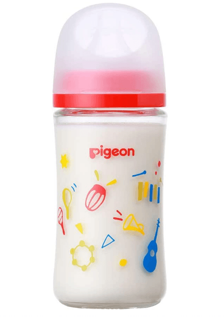 【日本直邮】日本PIGEON 贝亲 婴儿母乳实感玻璃奶瓶 240ml