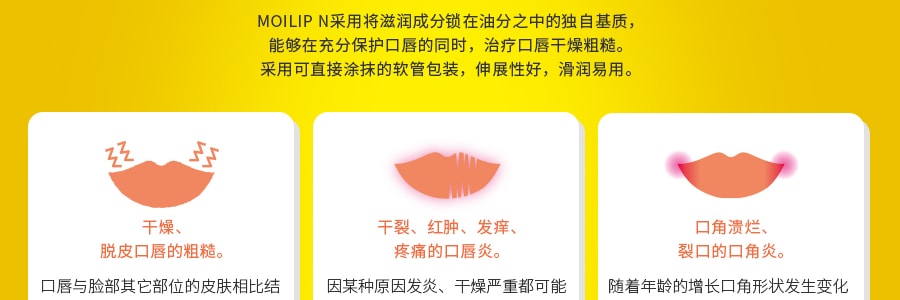 日本SHISEIDO資生堂 MOILIP修保濕修復型潤唇膏 8g