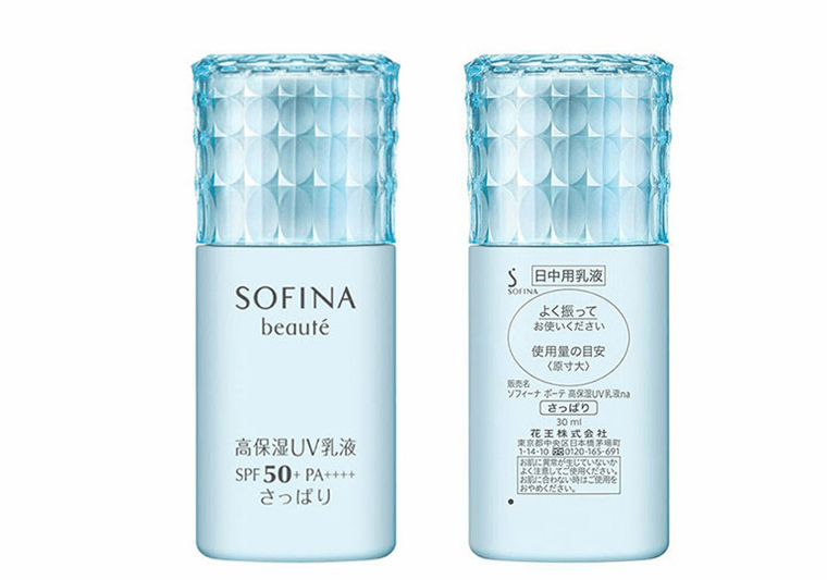 [日本直效郵件]SOFINA蘇菲娜 BEAUTE 高保濕UV防曬乳液 SPF50+ PA++++ 清爽型 30ml(DHL不可發)