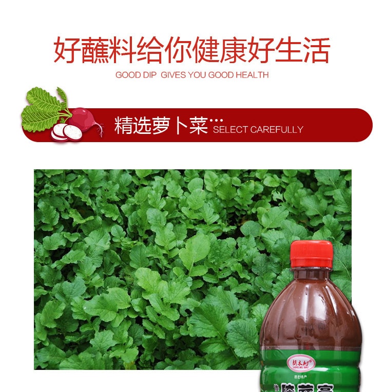 郎木村 傣味腌菜膏 500ml 清香蘸料 绿色健康