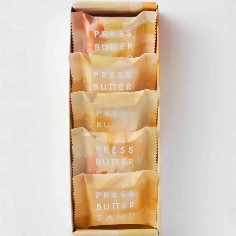 【日本直郵】日本 press butter sand 人氣伴手禮 起司奶油夾心餅乾 5個裝 全新升級版