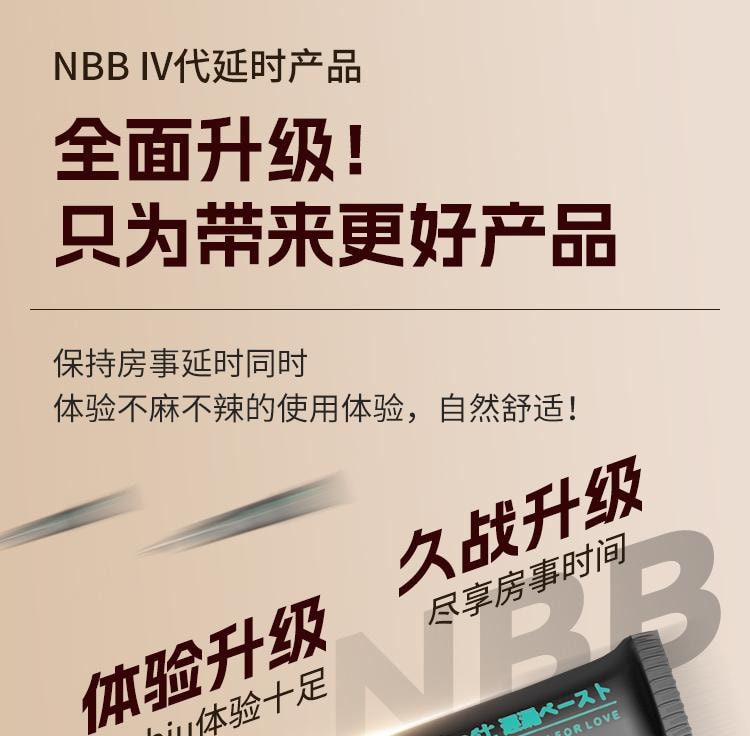 【中國直郵】 NBB 男用延時情趣膏8g成人用品男非噴劑持久不射男用
