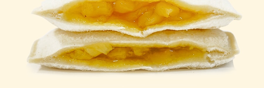 小白心裡軟 大口袋麵包 鳳梨果粒 網紅營養早餐 單枚入 50g