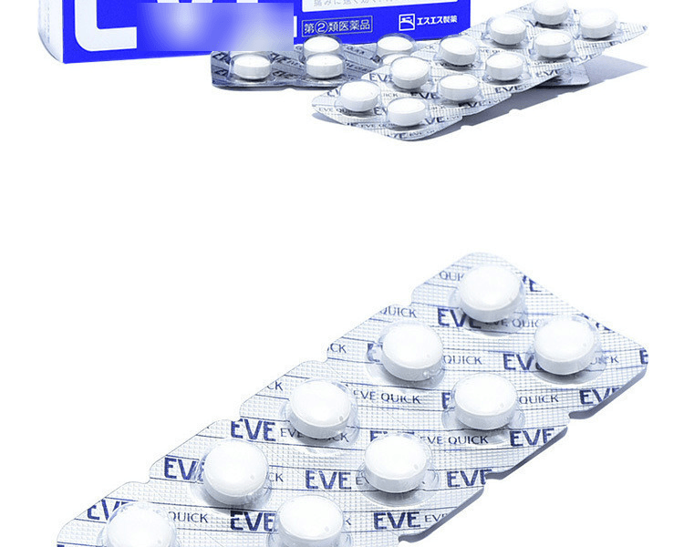 SS制药||【第2类医药品】EVE QUICK止痛片迅速起效蓝色||40粒