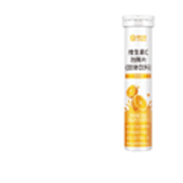 Vitamin C effervescent tablets 20 solid beverage sports sweet orange flavor 80g per bottle