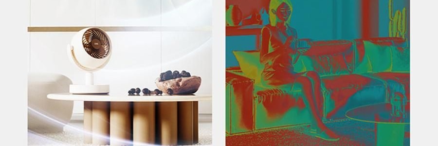 向物SOTHING 桌面循环扇 小风扇 夏日清凉小物 漩凉 续航版