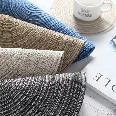 2021LIFEHandmade knitting spherical dining table mat-Grey