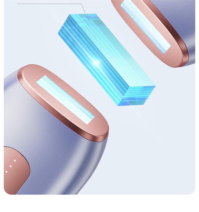 【中国直邮】 康佳 冰点蓝宝石脱毛仪唇毛腋下全身 冰点蓝宝石 香芋紫