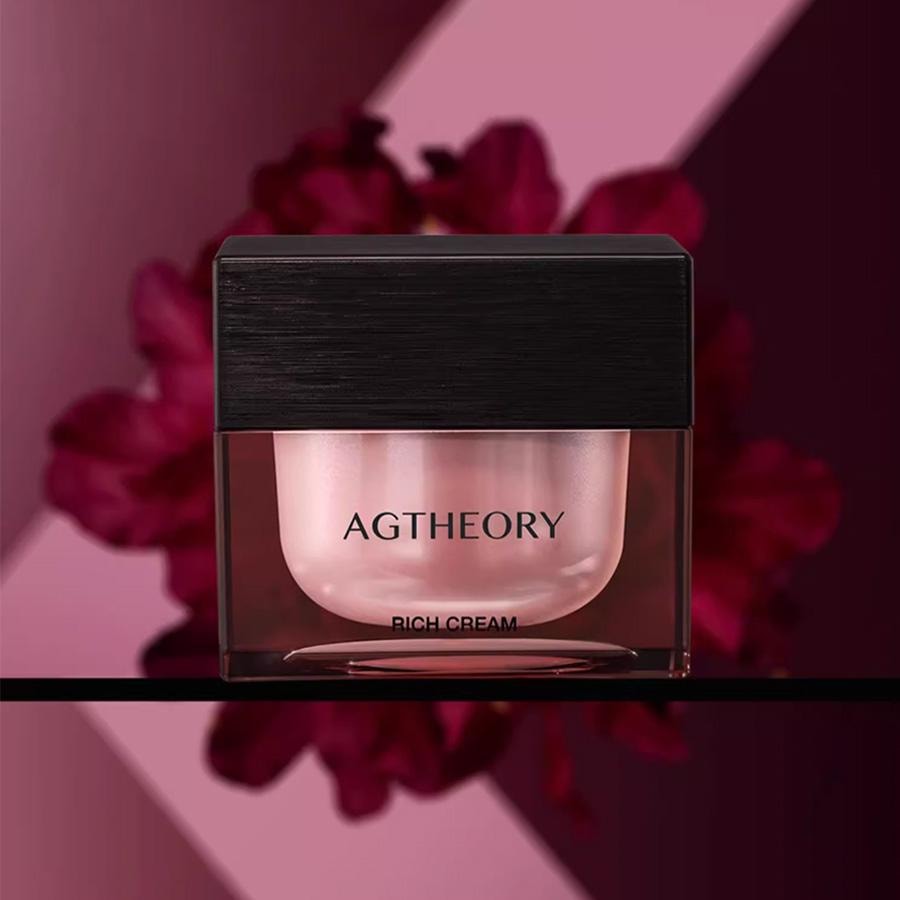 【日本直郵】AXXZIA 曉姿 肌源希越美時光馥潤煥採精華乳霜 30g 細膩沁潤淡紋緊緻保濕 冰河玫瑰系列